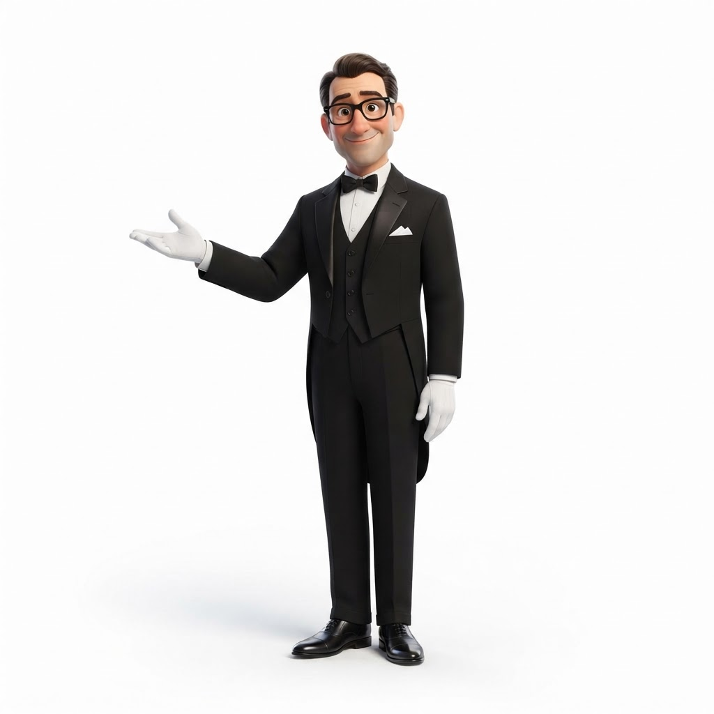 Alfred convidando você a começar